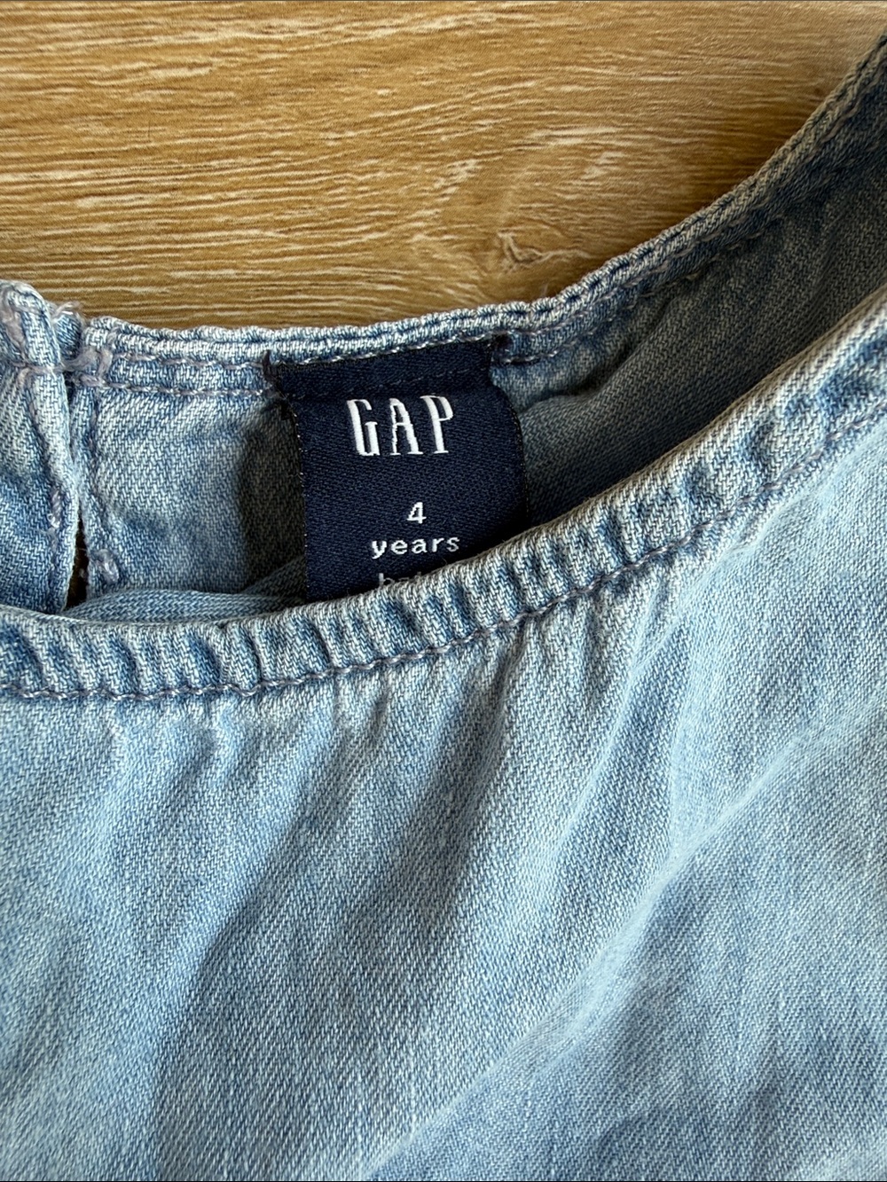 Gap Chambray Skort Set Size 4T - Picture 3 of 6